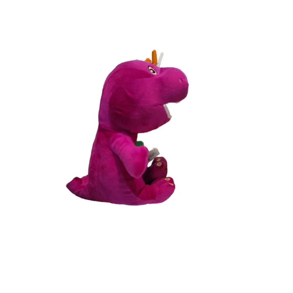Barney The Dinosaur Singing Plush Sings I LOVE YOU Song Purple Lyons 8" 2013 - Picture 3 of 4